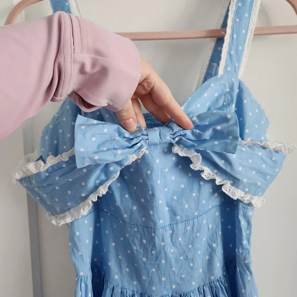 Hell Bunny Polkadot Sailor Summer Dress - Picture 2 of 5